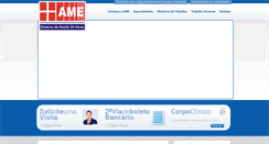 Desktop Screenshot of amesaude24h.com.br